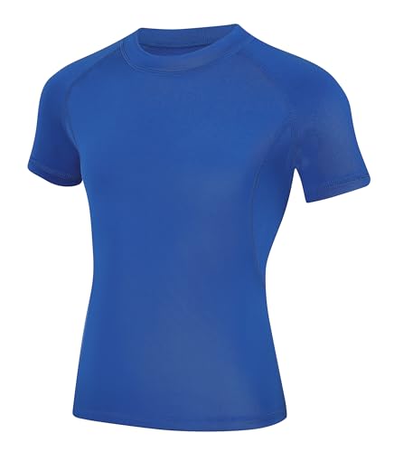 Youth Boys Compression Shirt Short Sleeve T-Shirt
