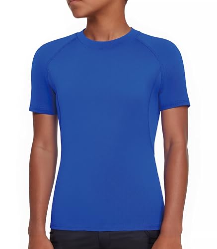 Youth Boys Compression Shirt Short Sleeve T-Shirt