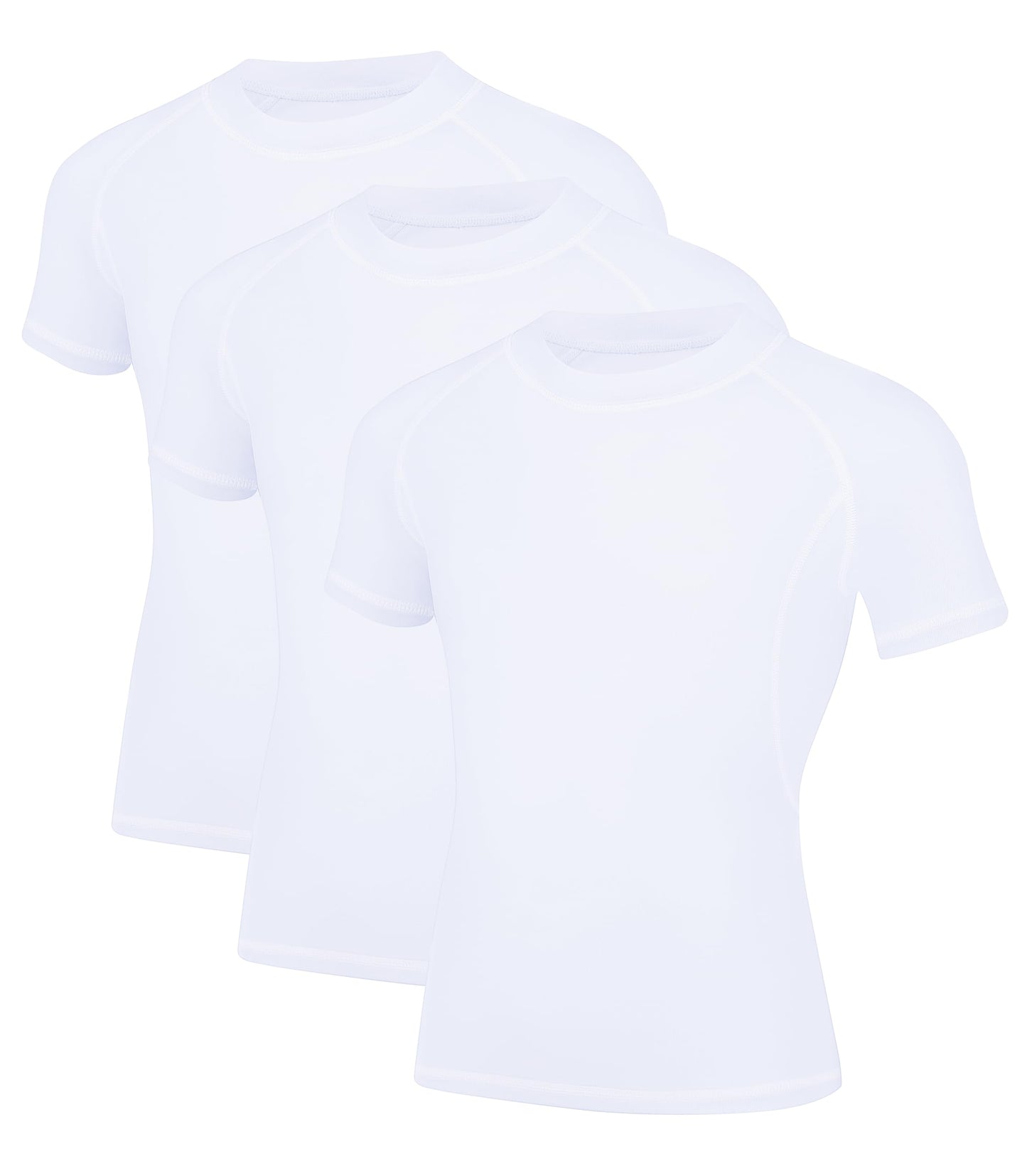 Youth Boys Compression Shirt Short Sleeve T-Shirt