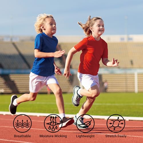 Youth Boys Compression Shirt Short Sleeve T-Shirt