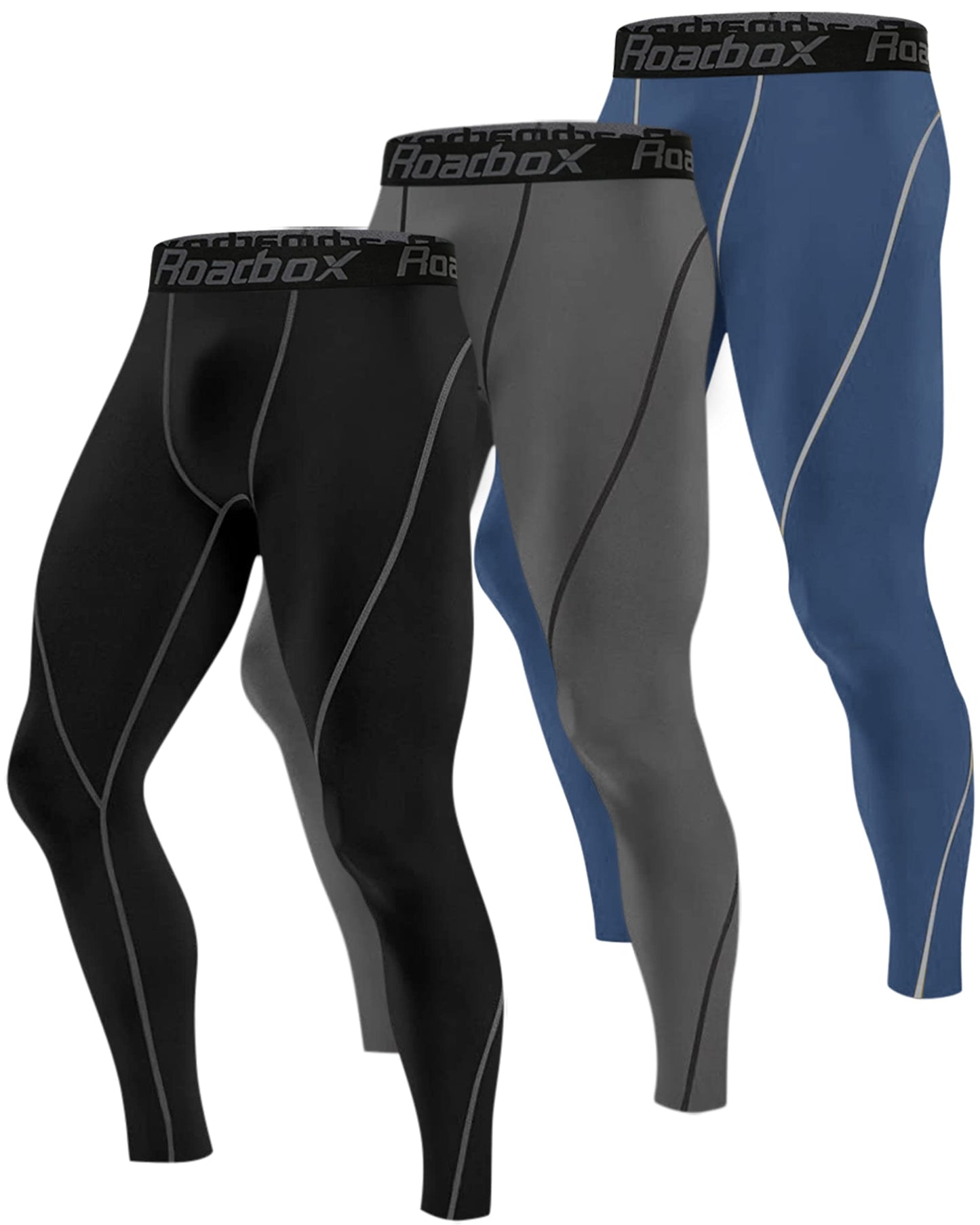 1 - 3 Pack Men's Compression Pants