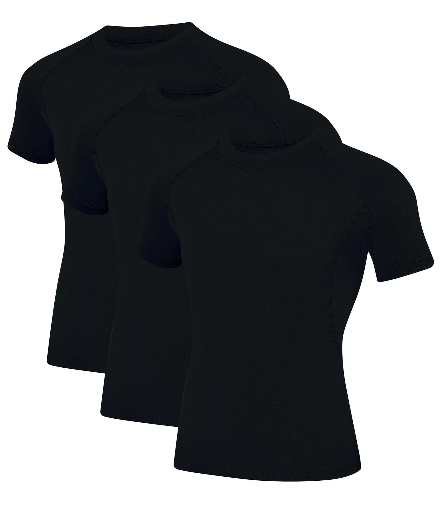 Youth Boys Compression Shirt Short Sleeve T-Shirt