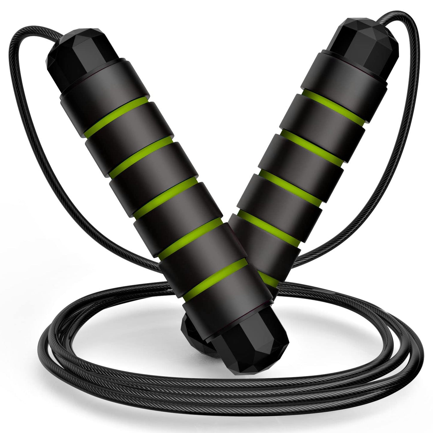 Jump Rope, Tangle-Free Rapid Speed Jumping Rope Cable
