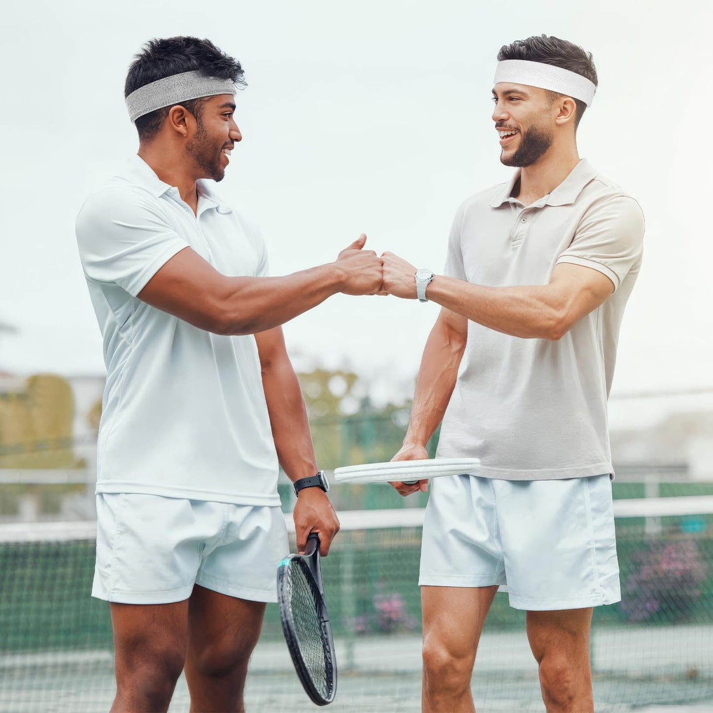 4 Pack Headbands for Men