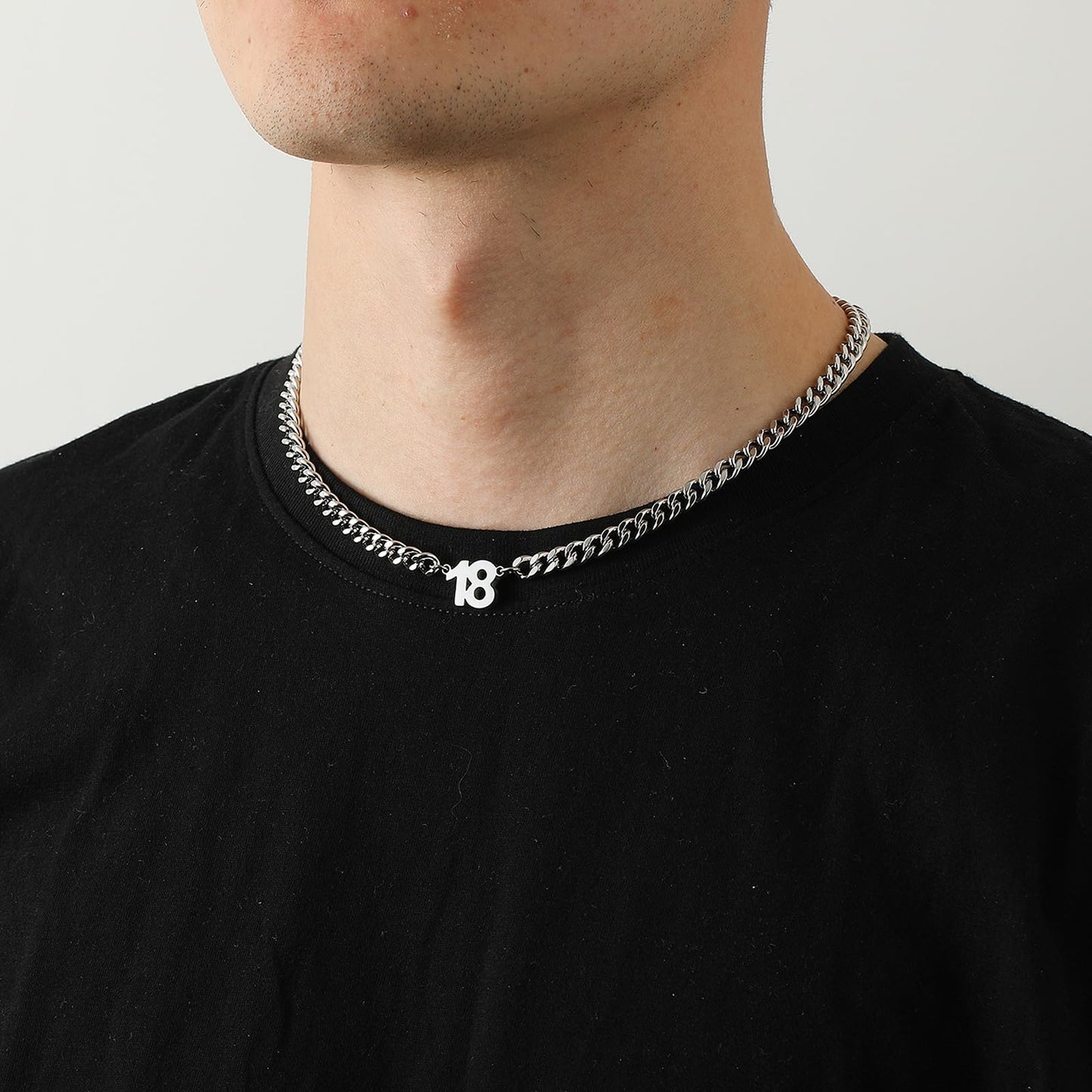 Number Necklace for Men Boys Athletes