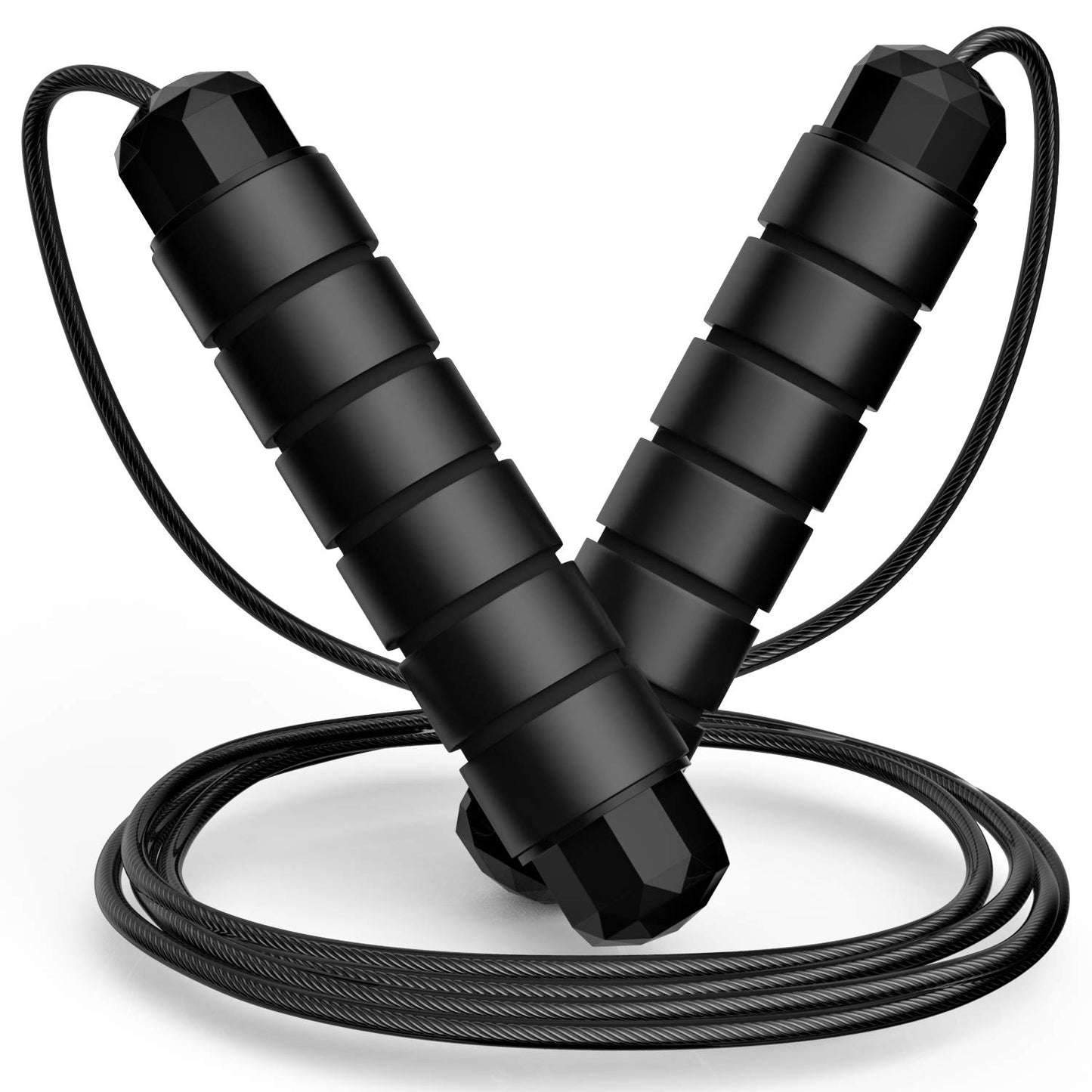 Jump Rope, Tangle-Free Rapid Speed Jumping Rope Cable