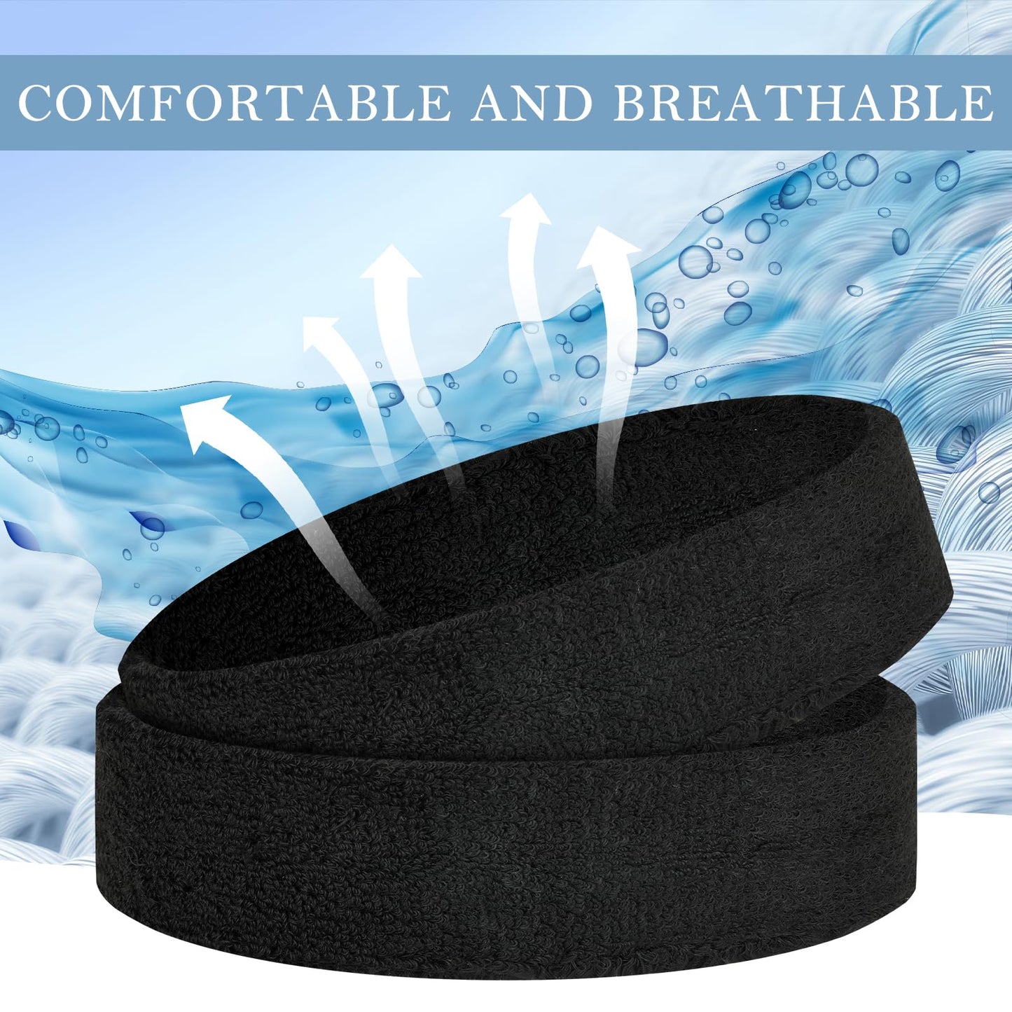 4 Pack Headbands for Men
