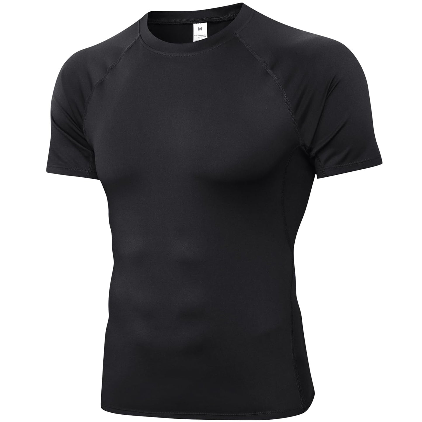 SPVISE Men's Compression Shirt Short Sleeve Workout Gym Top Cool Dry Athletic Base Layer Undershirt T-Shirt for Sport Running