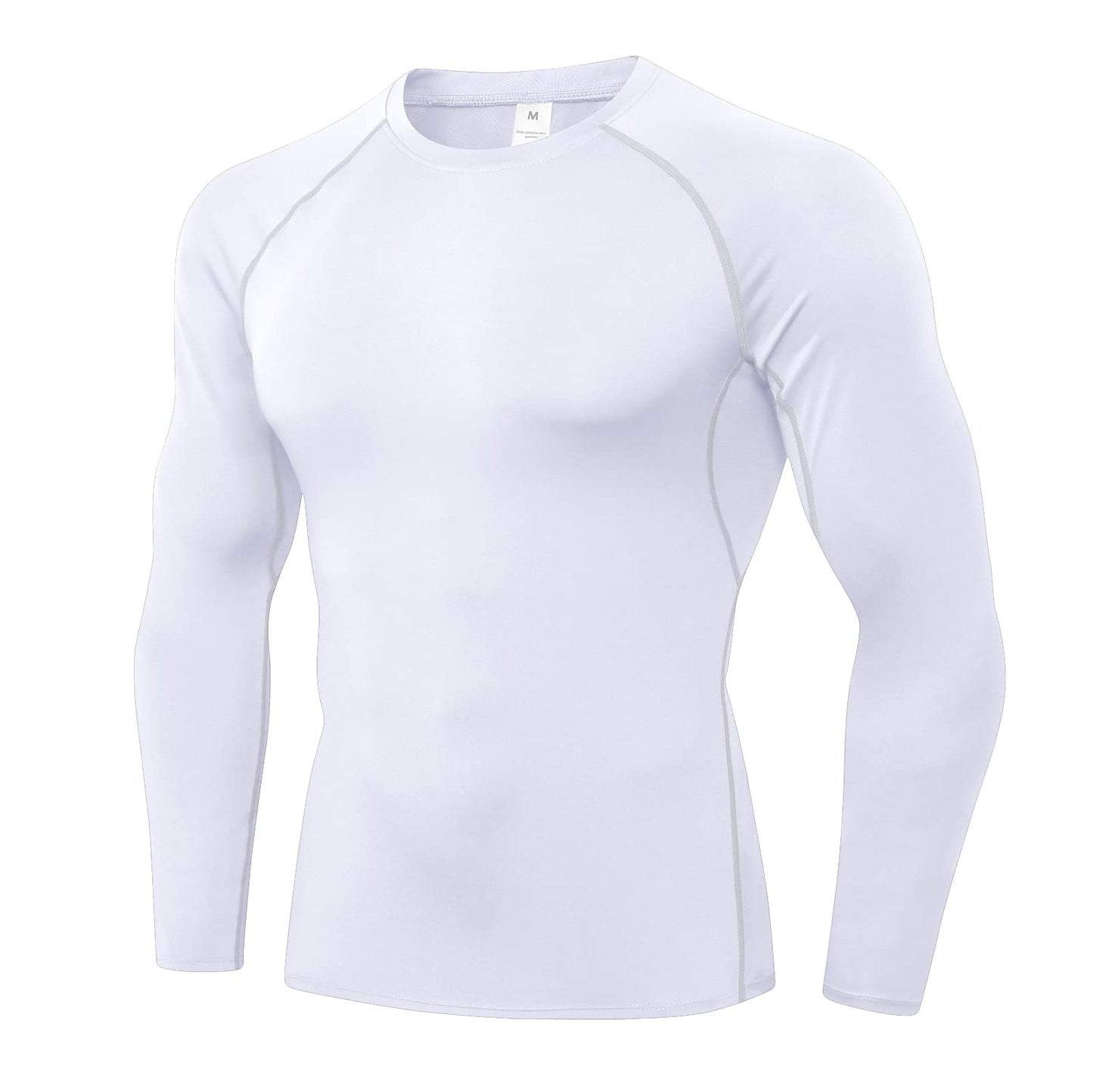 1/3 Pack Mens Compression Shirts Athletic Long Sleeve Sports Running Tops Workout Baselayer Undershirts