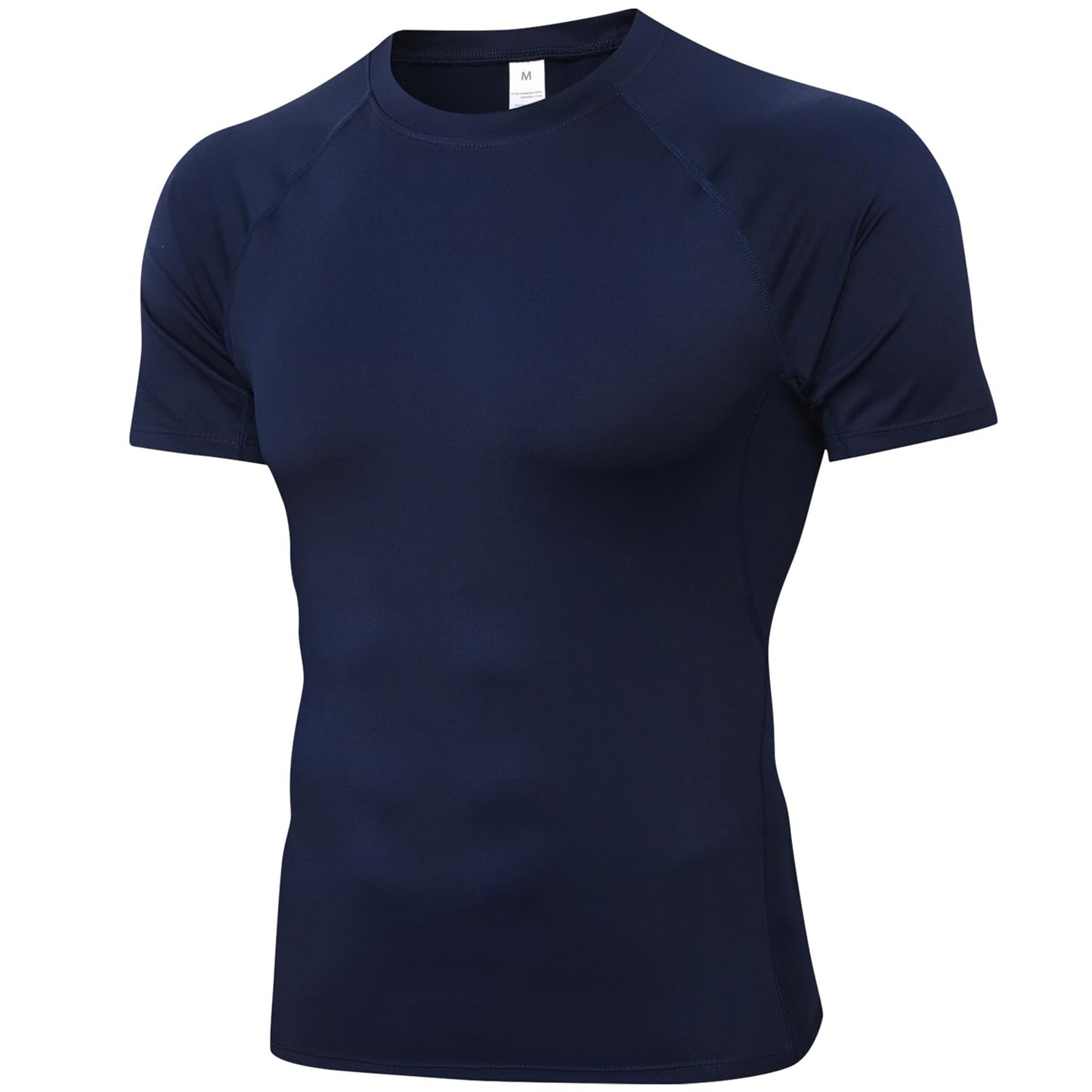 SPVISE Men's Compression Shirt Short Sleeve Workout Gym Top Cool Dry Athletic Base Layer Undershirt T-Shirt for Sport Running