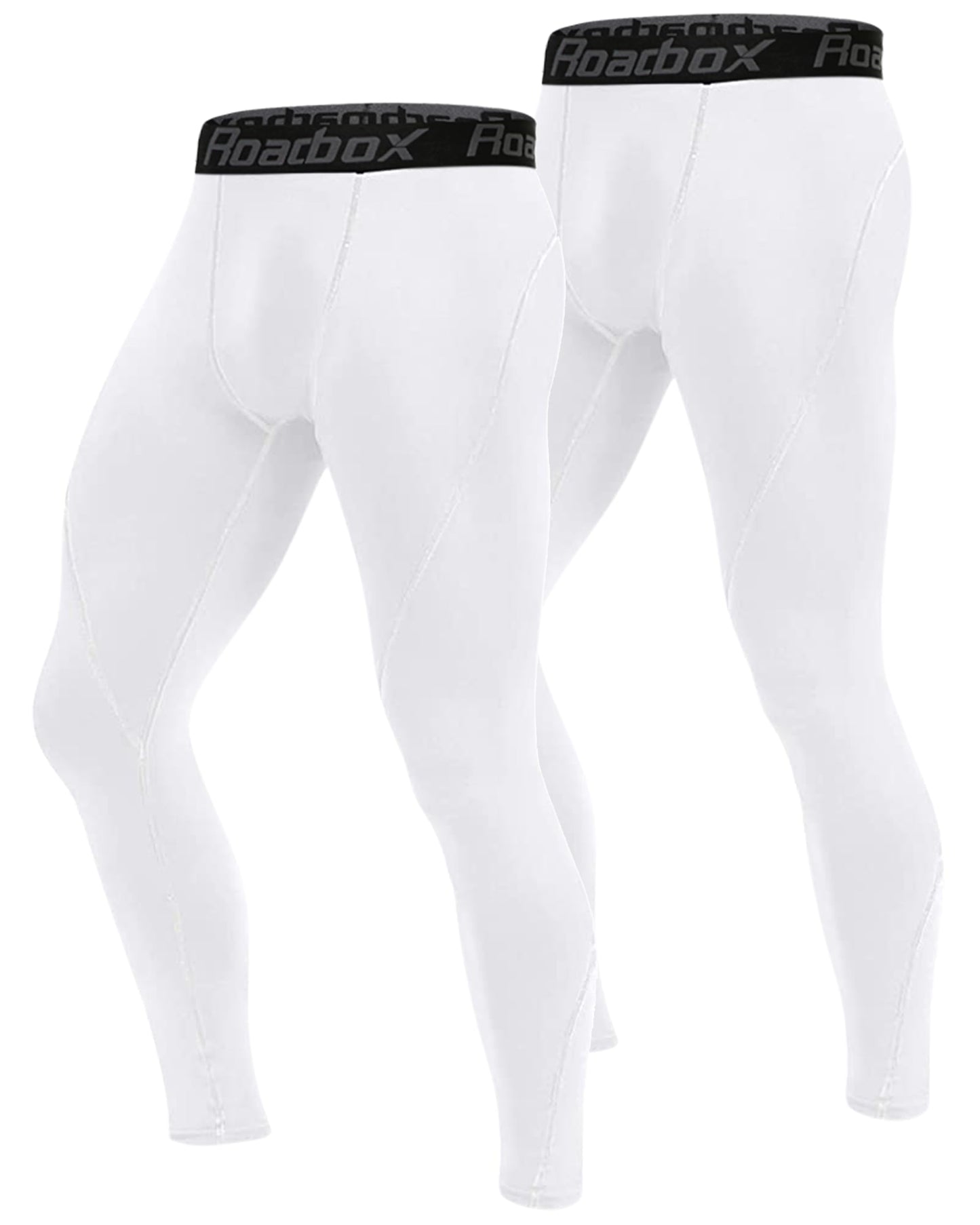 Roadbox 1, 2 or 3 Pack Men's Compression Pants Athletic Base Layer Cycling Tights Leggings for Running Yoga Basketball