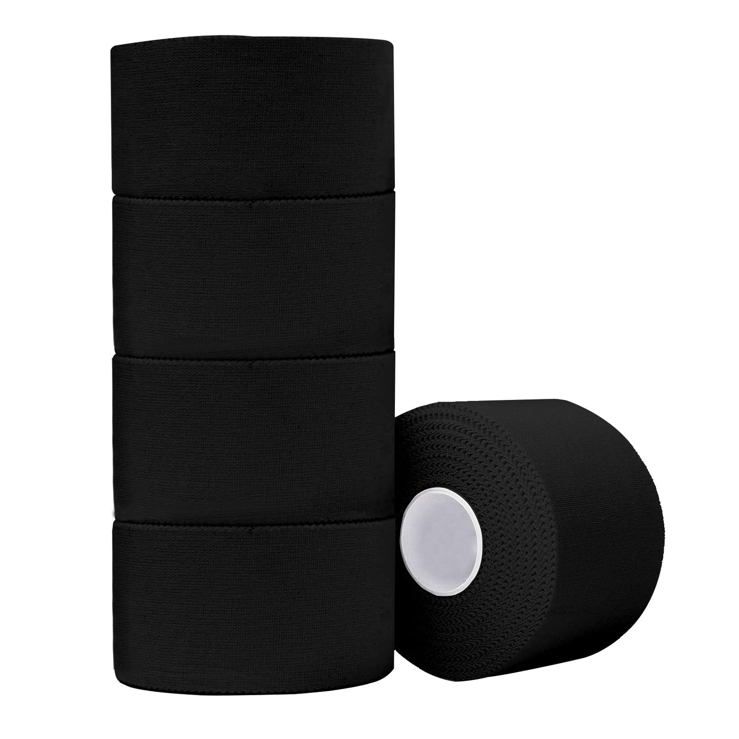 Athletic Tape,5 Pack White Sports Tape,Very Strong No Sticky Residue Wrist Ankle Tape for Gymnastics Boxing Lacrosse Climbing Hockey Bat Injuries Medical (1.5 Inches)