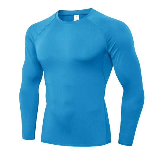 1/3 Pack Mens Compression Shirts Athletic Long Sleeve Sports Running Tops Workout Baselayer Undershirts