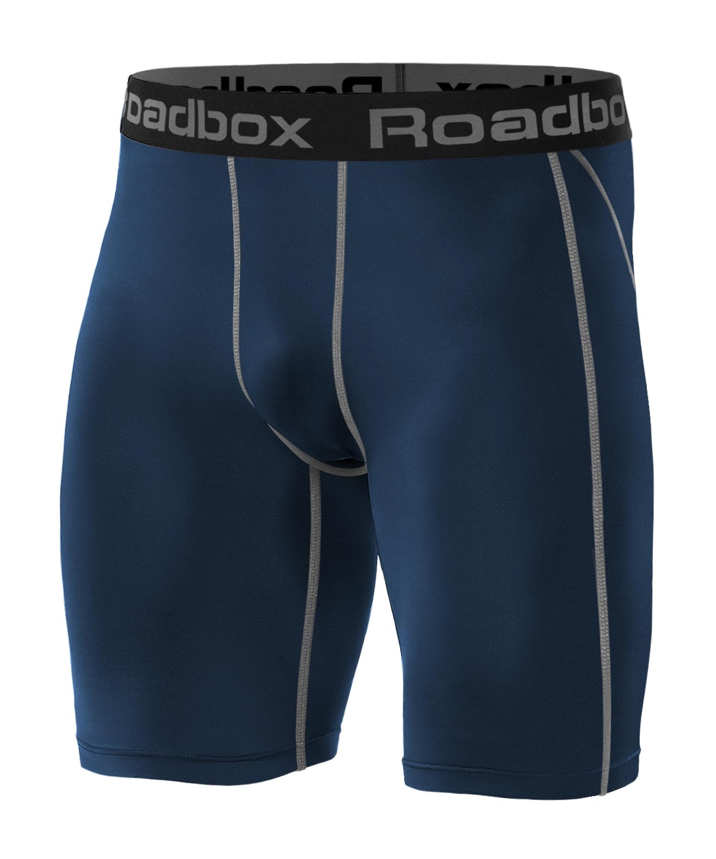 Roadbox Compression Shorts for Men, Athletic Workout Performance Underwear, Running Gym Spandex Sport Base Layer