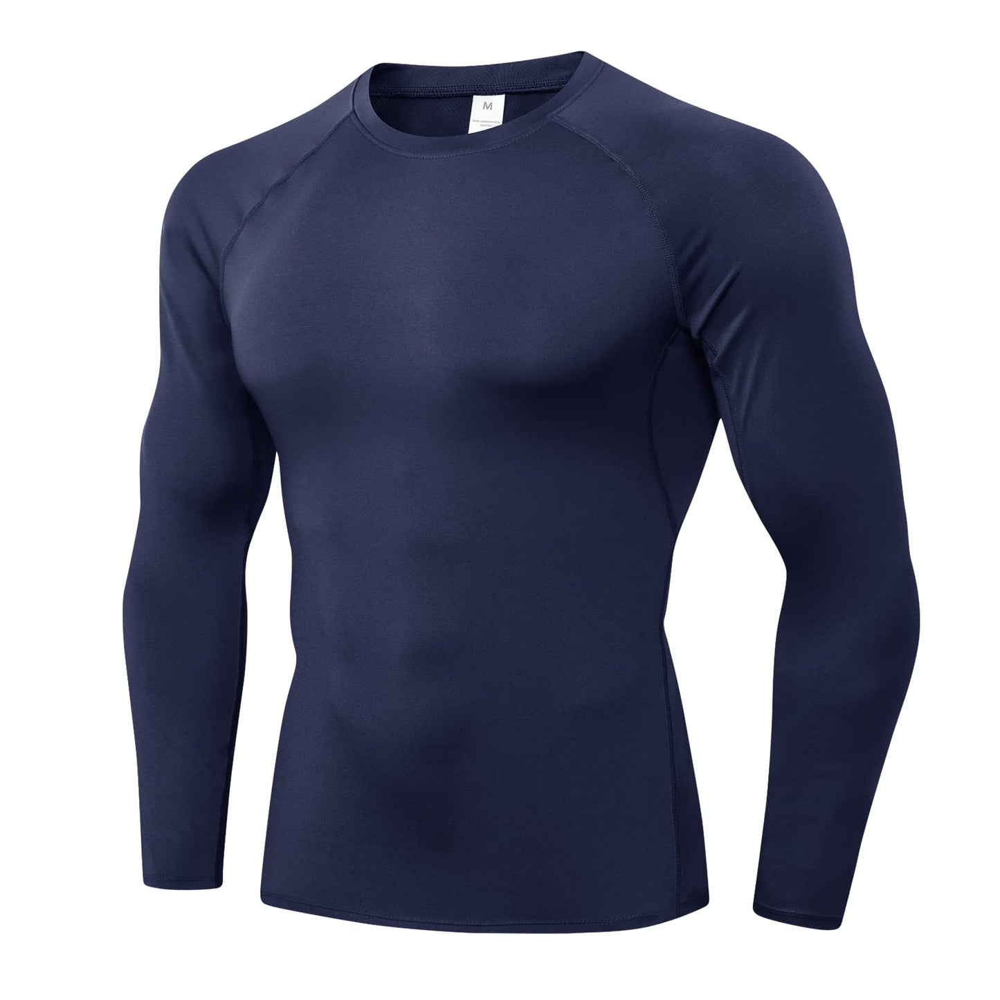 1/3 Pack Mens Compression Shirts Athletic Long Sleeve Sports Running Tops Workout Baselayer Undershirts