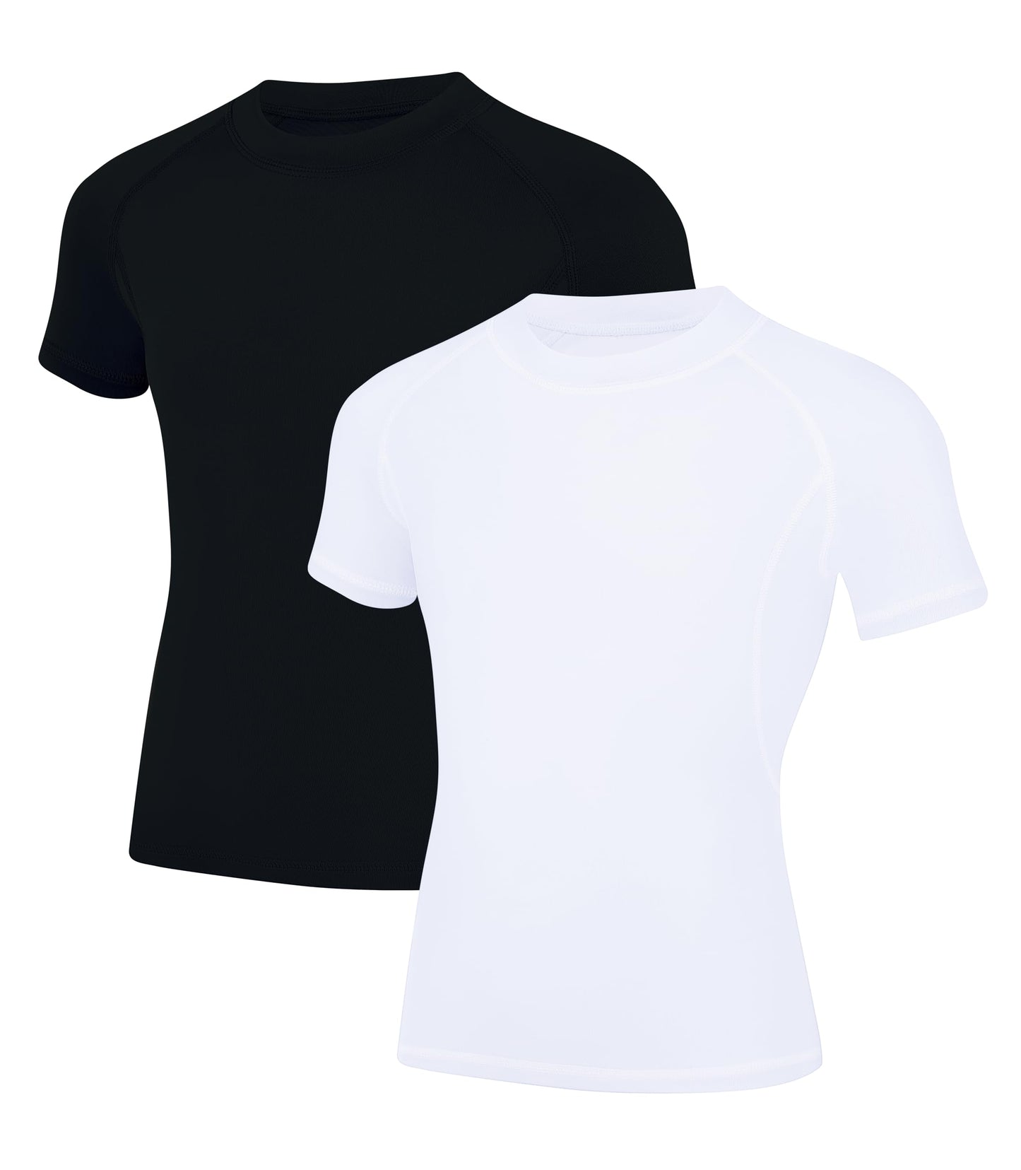 Youth Boys Compression Shirt Short Sleeve Kids Quick Dry Base Layer Undershirt Basketball Athletic T-Shirt