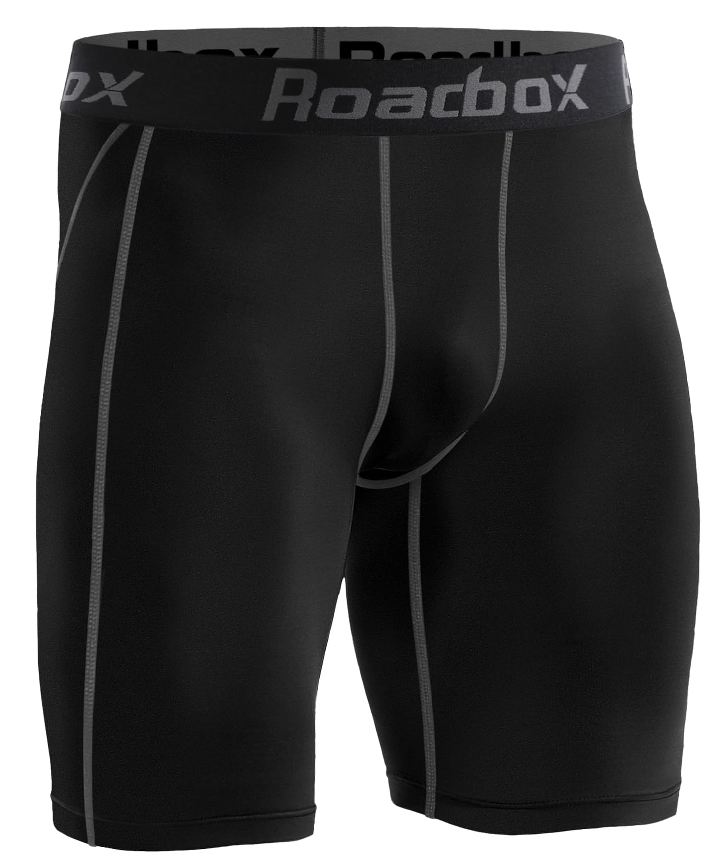 Roadbox Compression Shorts for Men, Athletic Workout Performance Underwear, Running Gym Spandex Sport Base Layer