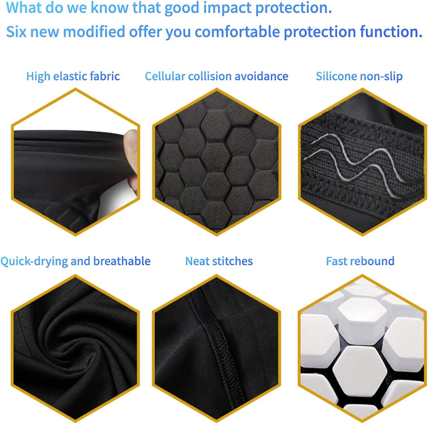 Elbow Pads, Basketball Shooter Sleeves with Hex Pads
