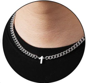Number Necklace for Men Boys Athletes